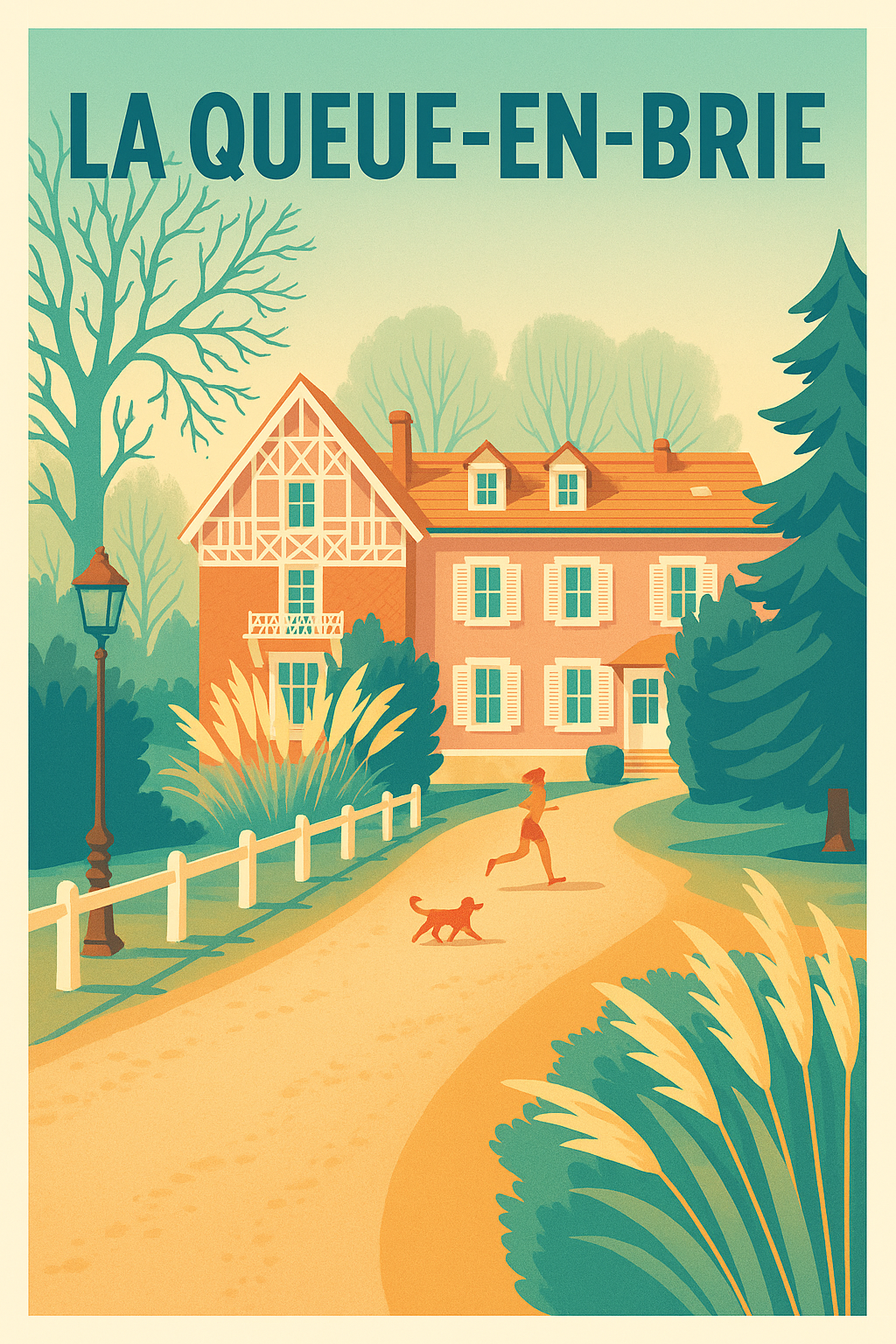 Affiche de La Queue-en-Brie - Charme et Sérénité au cœur de la nature