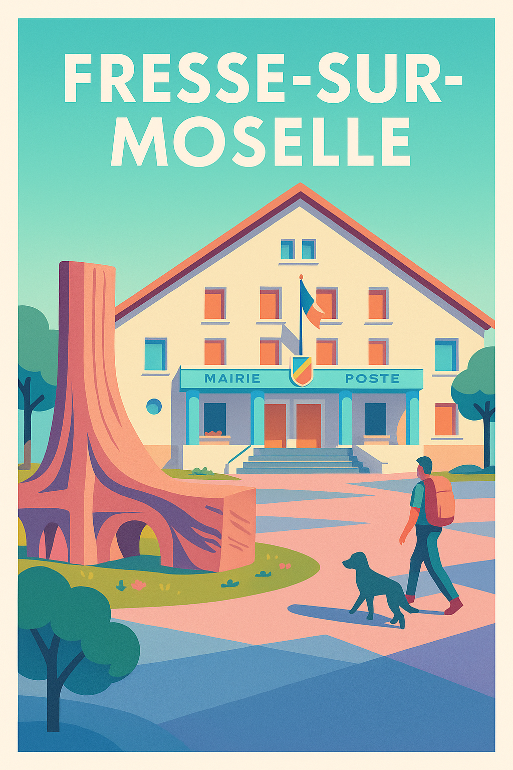 Affiche de Fresse-sur-Moselle - Charme et sérénité au cœur des Vosges