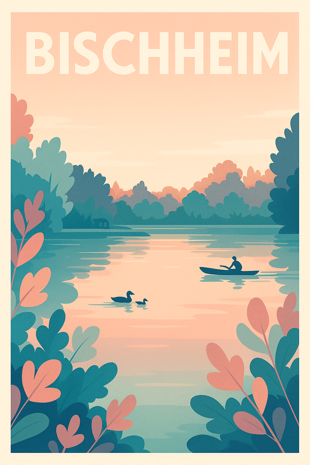 Affiche de Bischheim - Évasion paisible au fil de l'eau