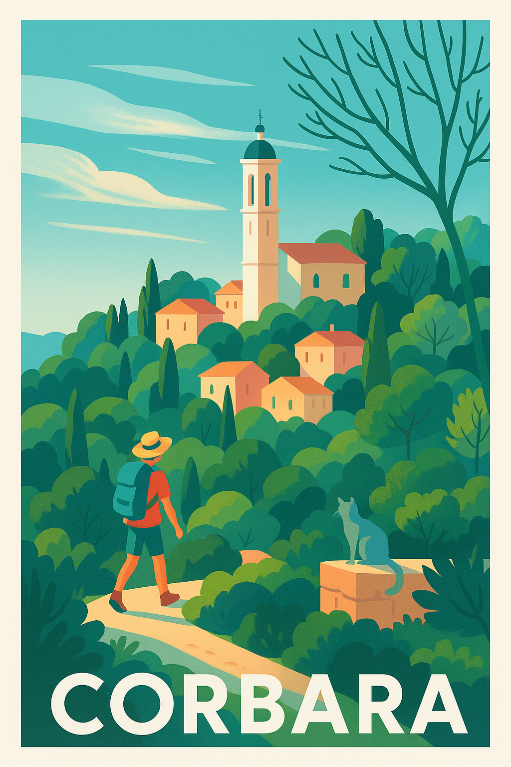 Affiche de Corbara - Une escapade bucolique en pleine nature