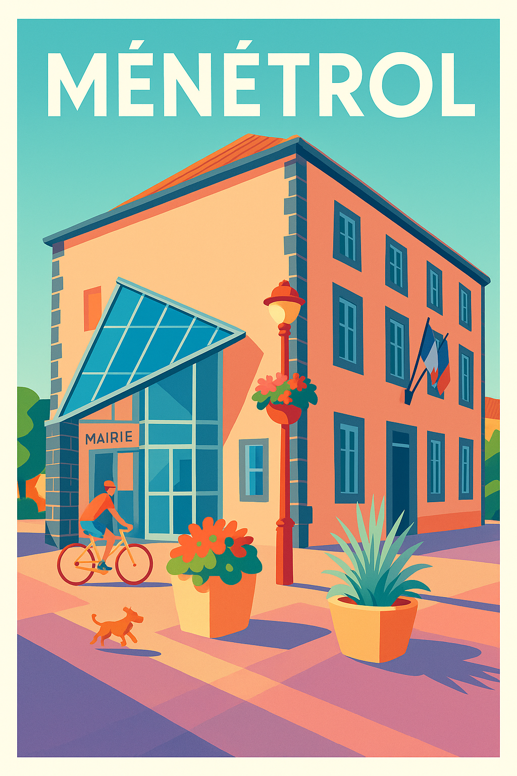 Affiche de Ménétrol - Charme et Sérénité au cœur du village