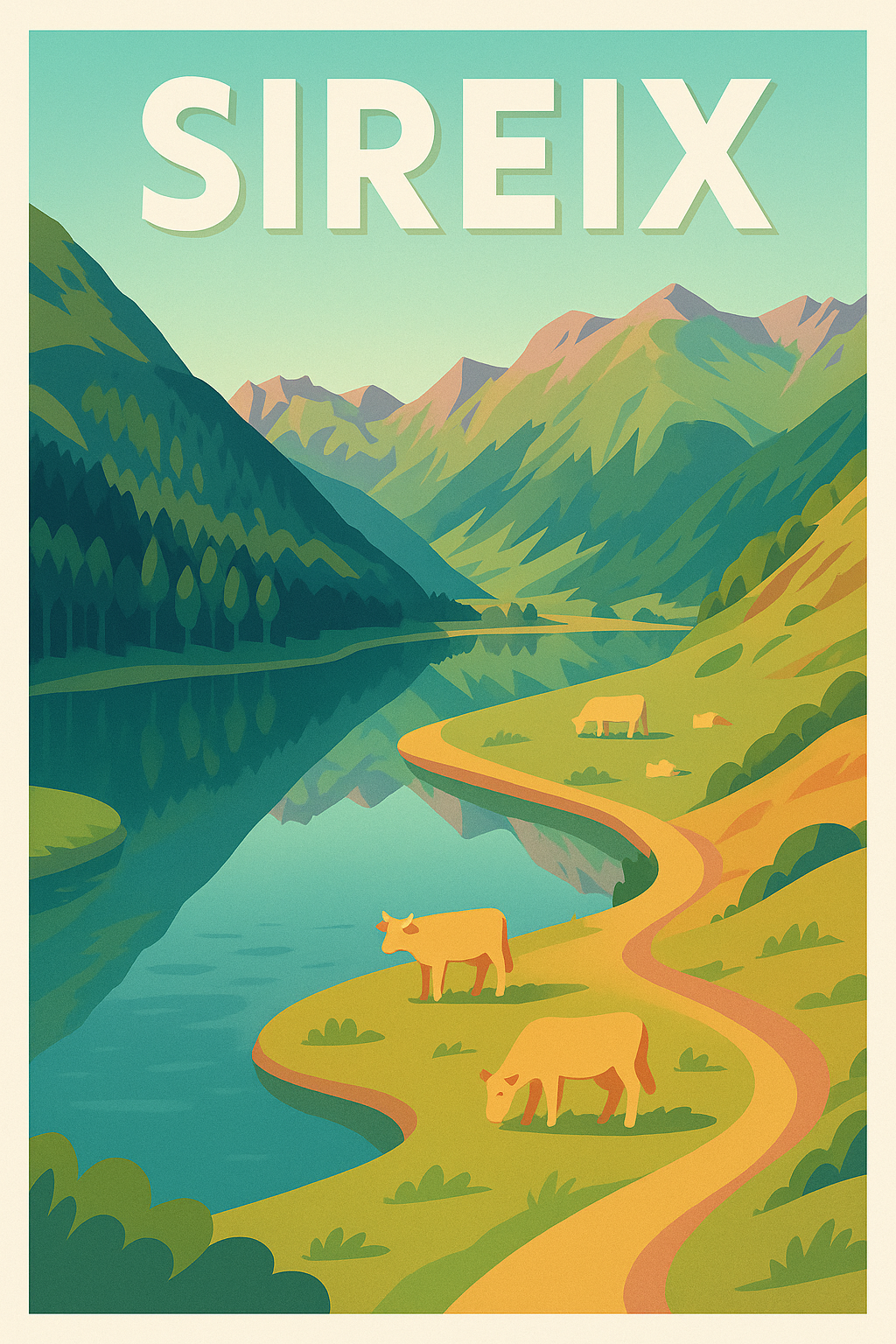 Affiche de Sireix - L’évasion bucolique en vallée pyrénéenne
