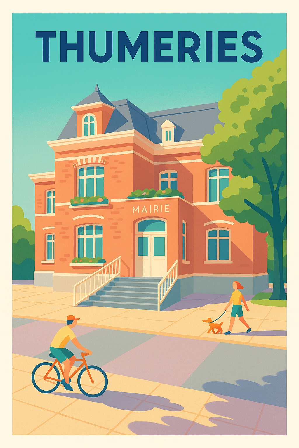 Affiche de Thumeries - Charme et sérénité au cœur de la ville