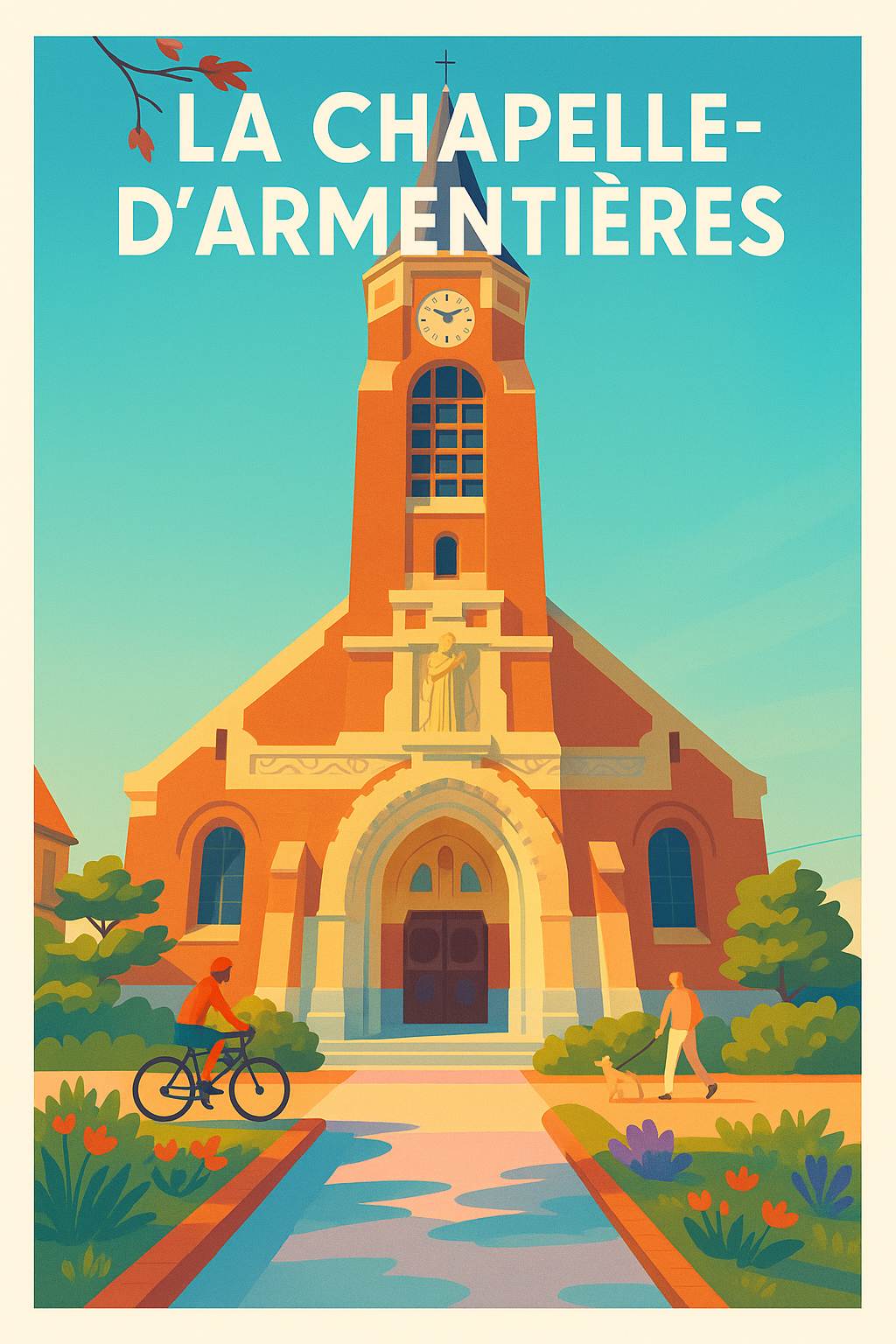 Affiche de Armentières - La Chapelle d'Armentières en lumière