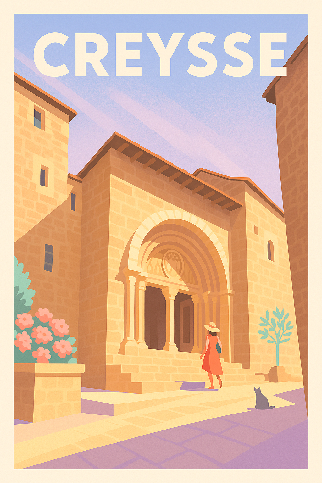 Affiche de Creysse - Charme historique en lumière douce