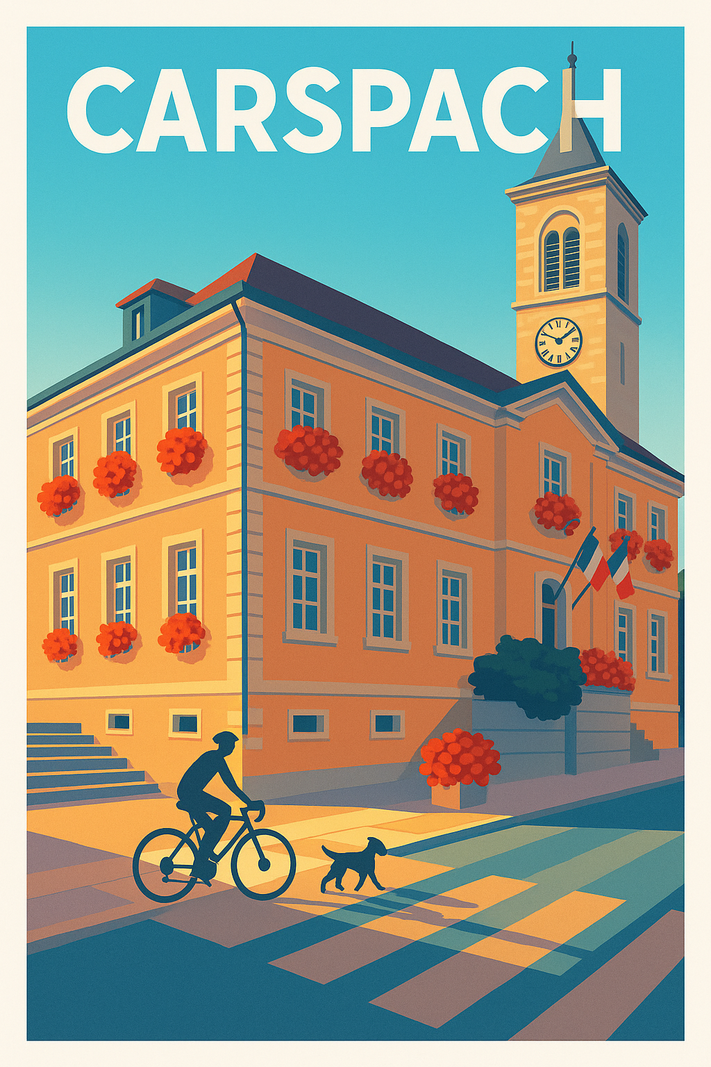 Affiche de Carspach - Charme provençal et douceur de vivre