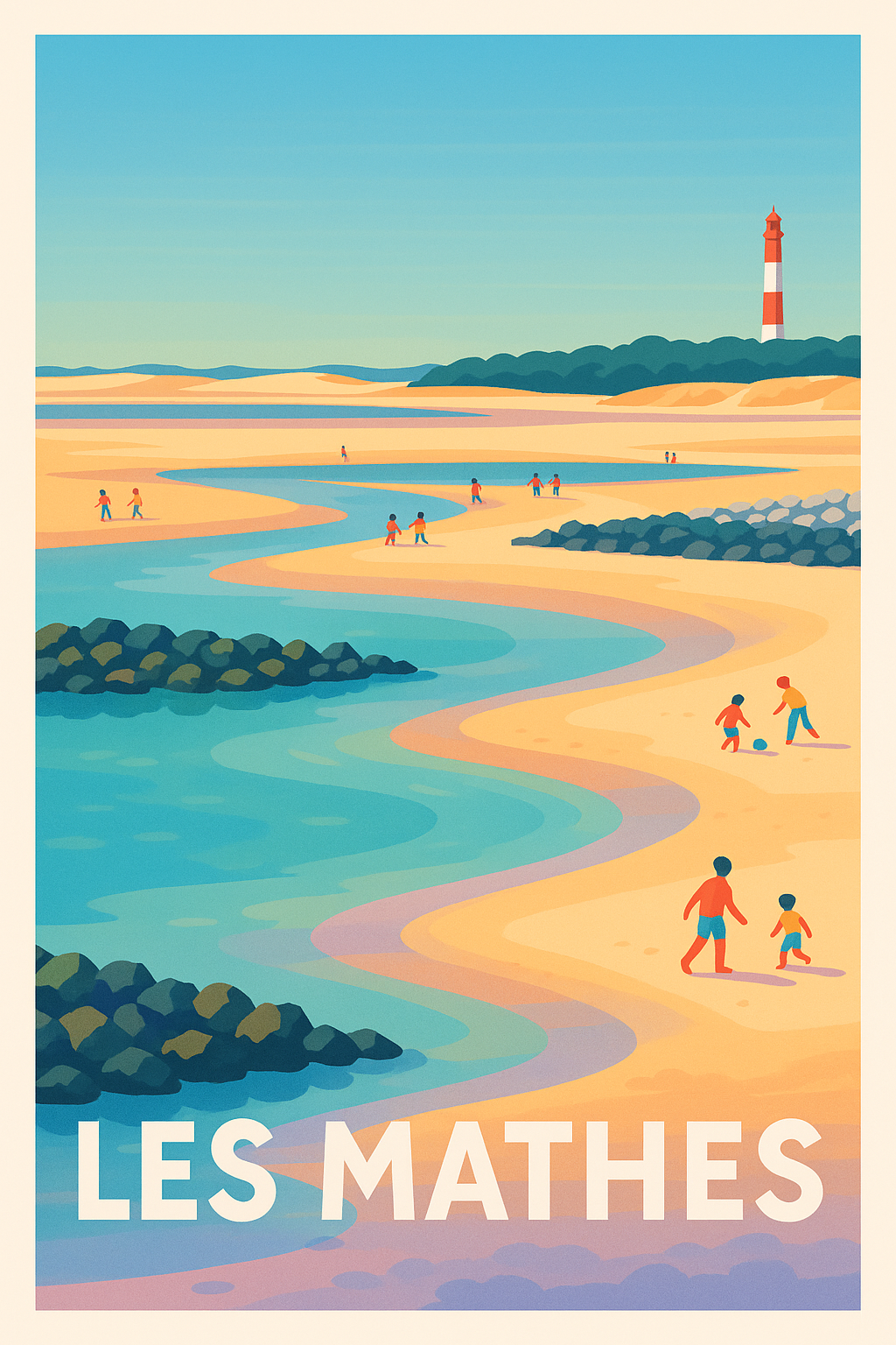 Affiche de Les Mathes - Évasion balnéaire et nature préservée