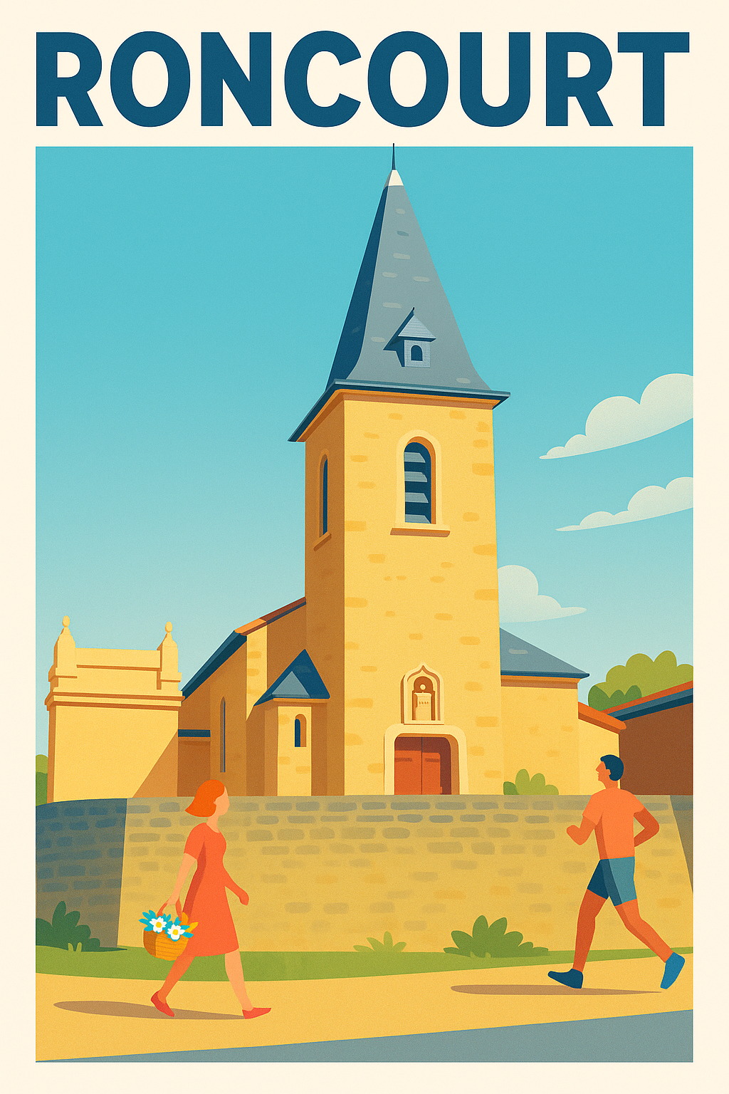 Affiche de Roncourt - Charme et douceur au cœur du village