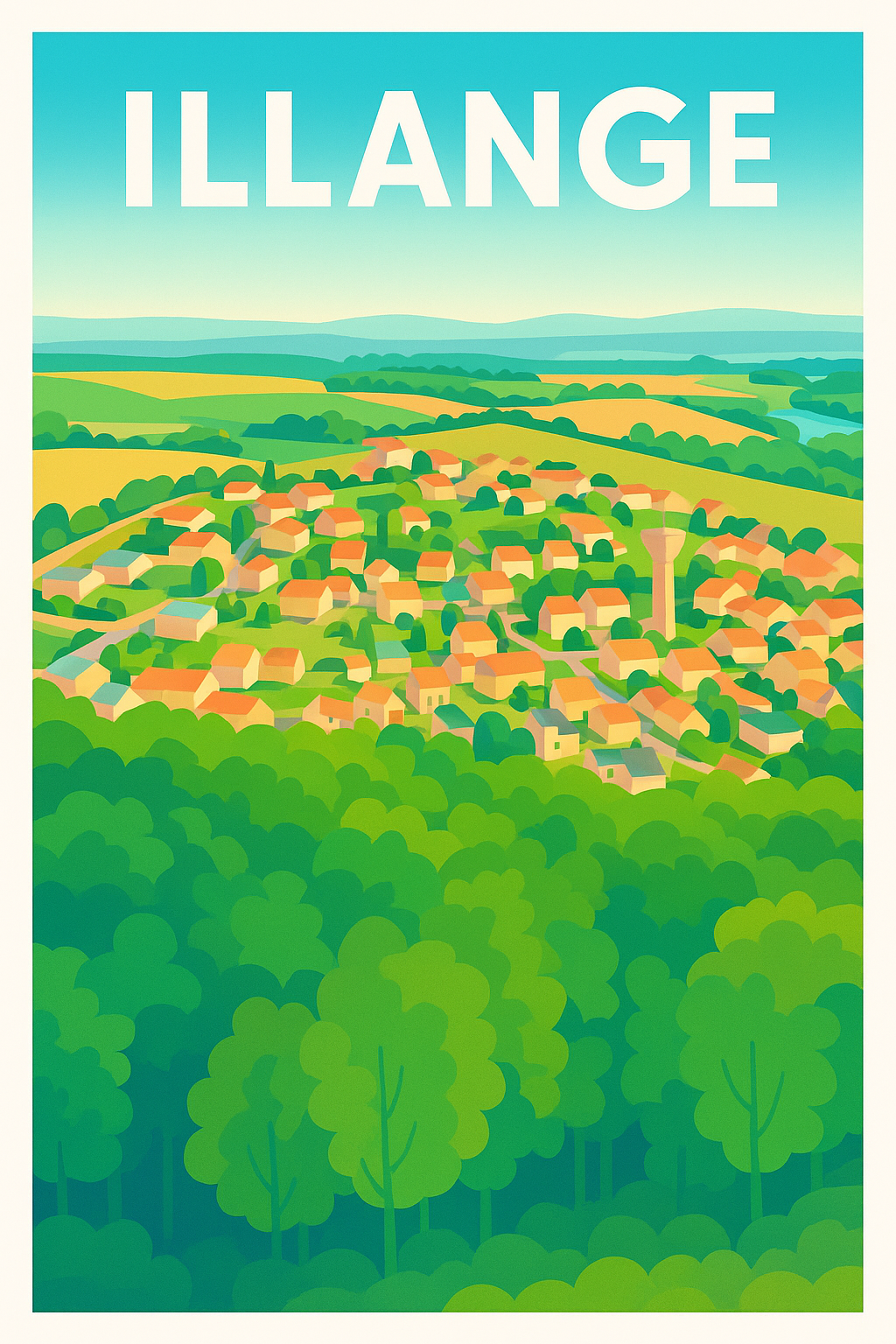 Affiche de Illange - Harmonie champêtre et nature