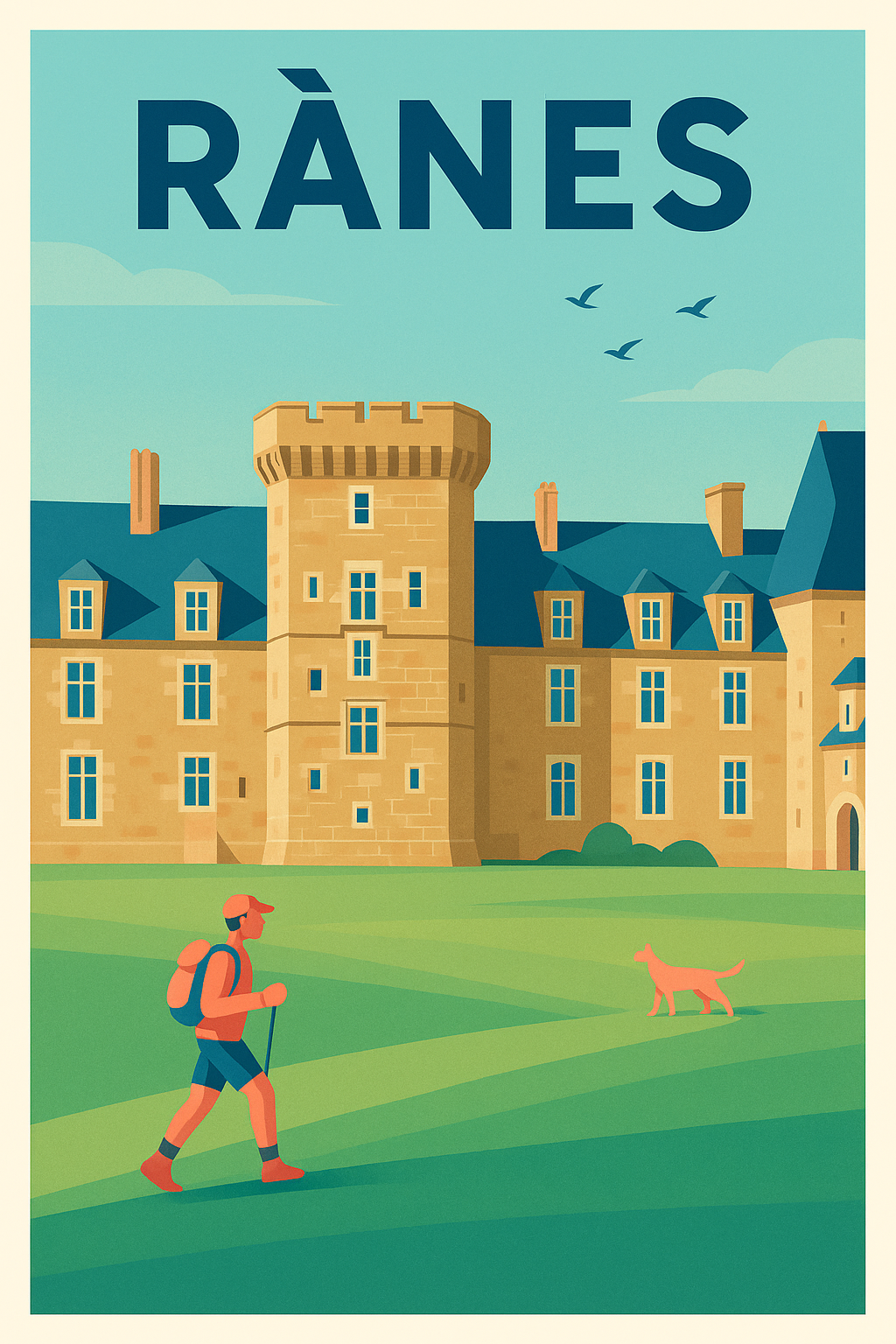 Affiche de Rânes - Promenade au château et nature apaisante