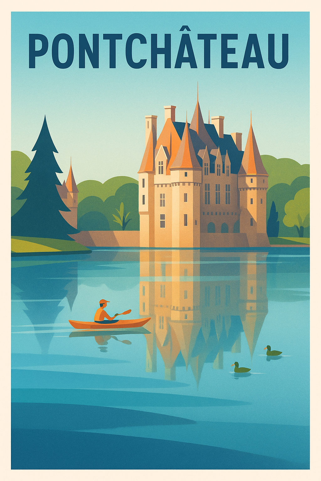 Affiche de Pontchâteau - Sérénité au Château sur l'eau