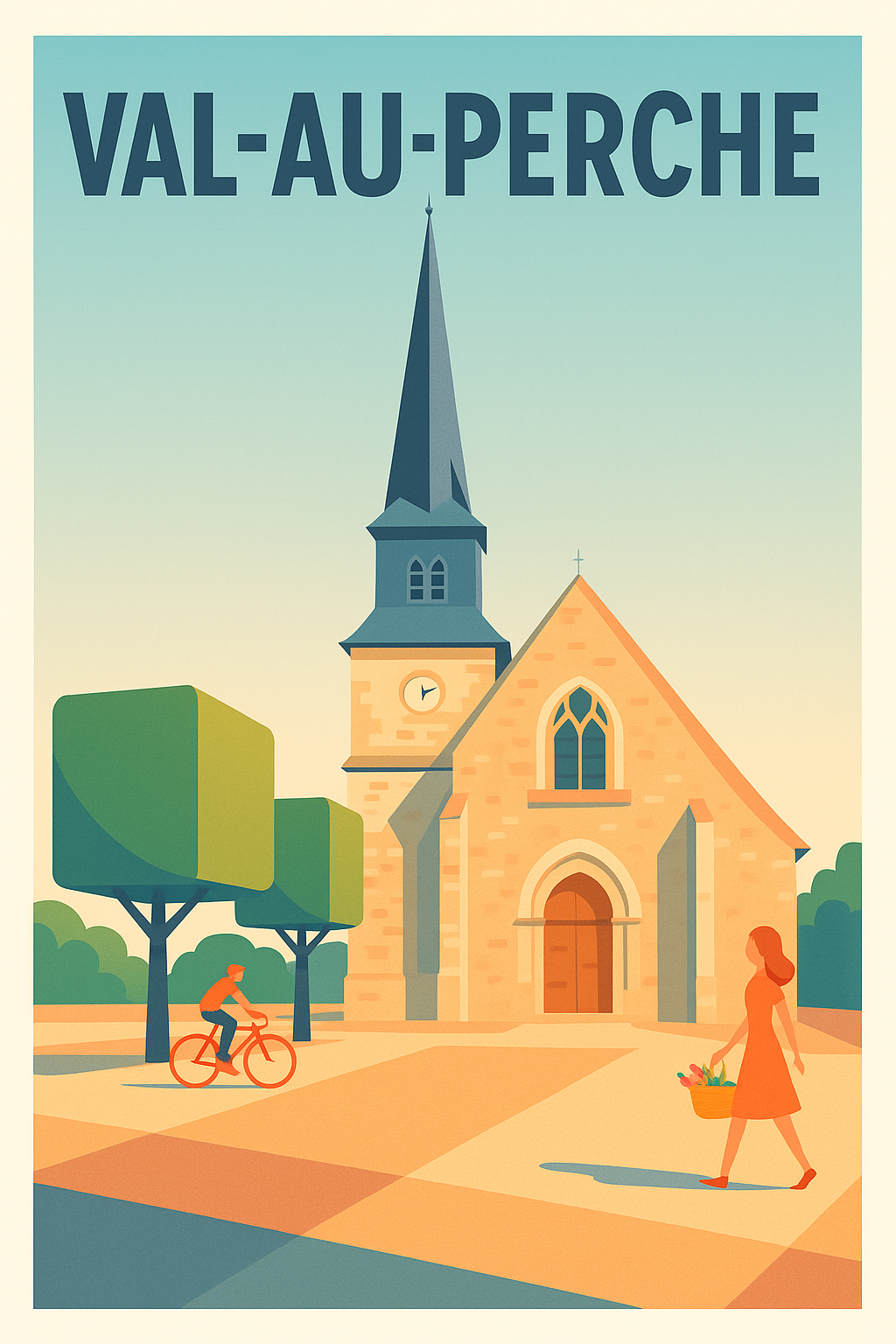 Affiche de Val-au-Perche - Charme et sérénité au cœur du Perche