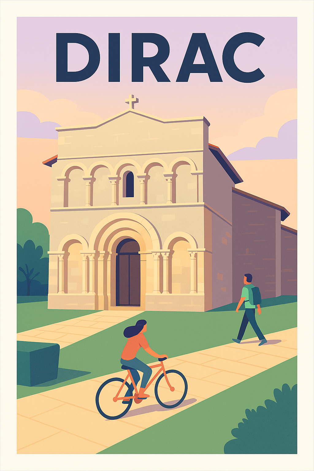 Affiche de Dirac - Charme et sérénité au cœur de la Charente