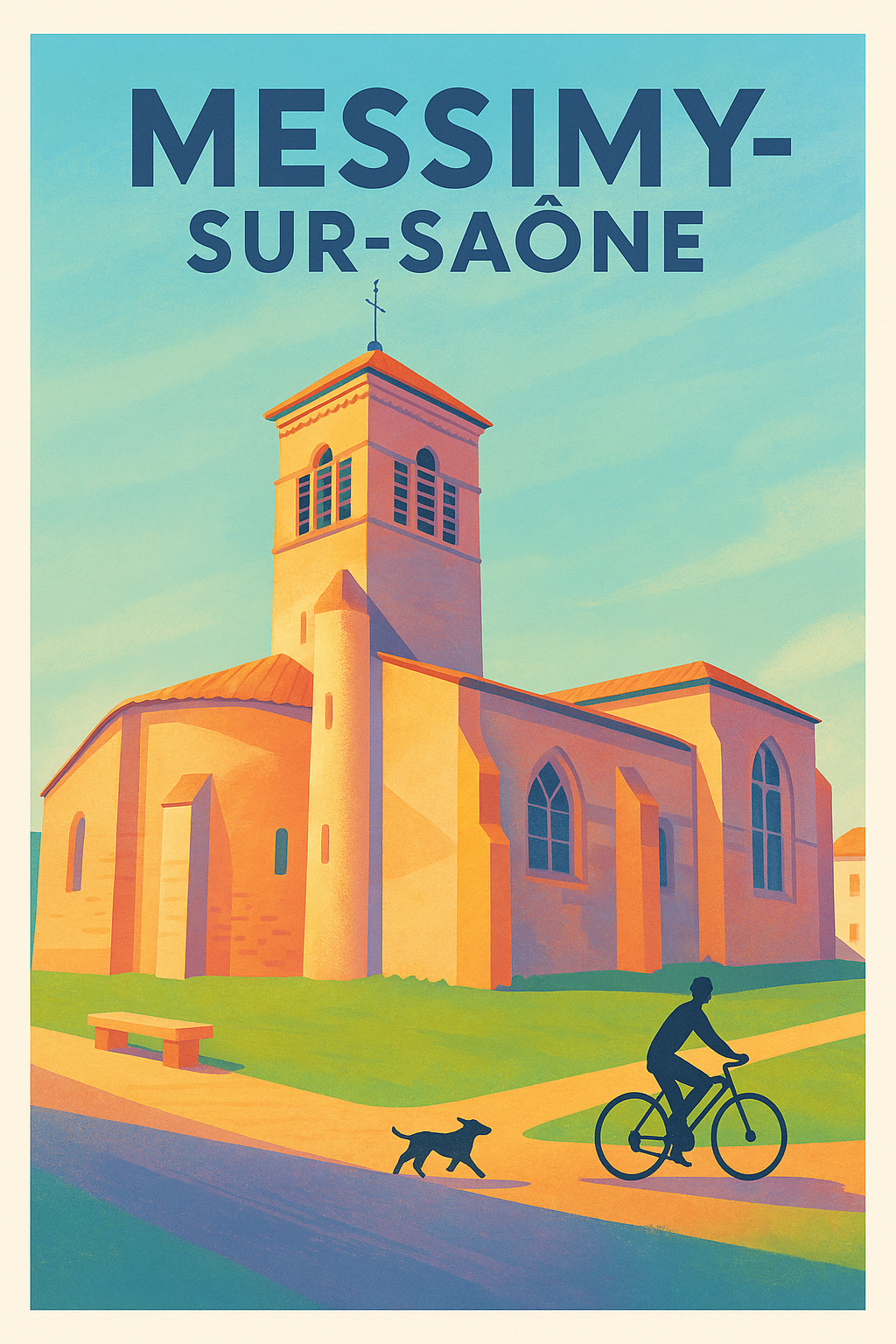 Affiche de Messimy-sur-Saône - Charme et sérénité au fil de l'eau