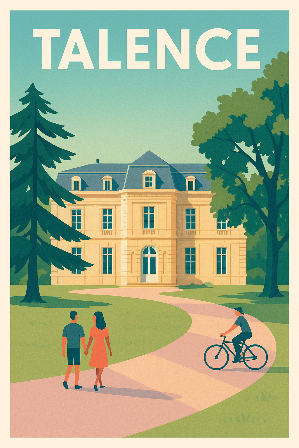 Affiche de Talence - Élégance et Tranquillité au Château