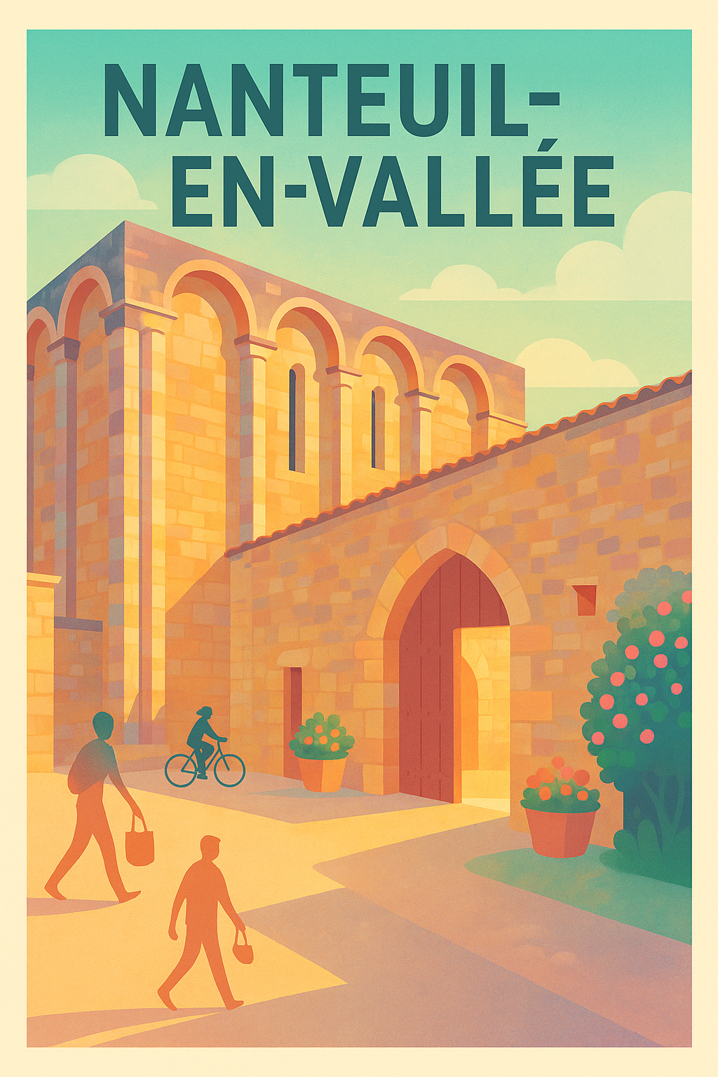 Affiche de Nanteuil-en-Vallée - Charme et douceur au cœur de la vallée