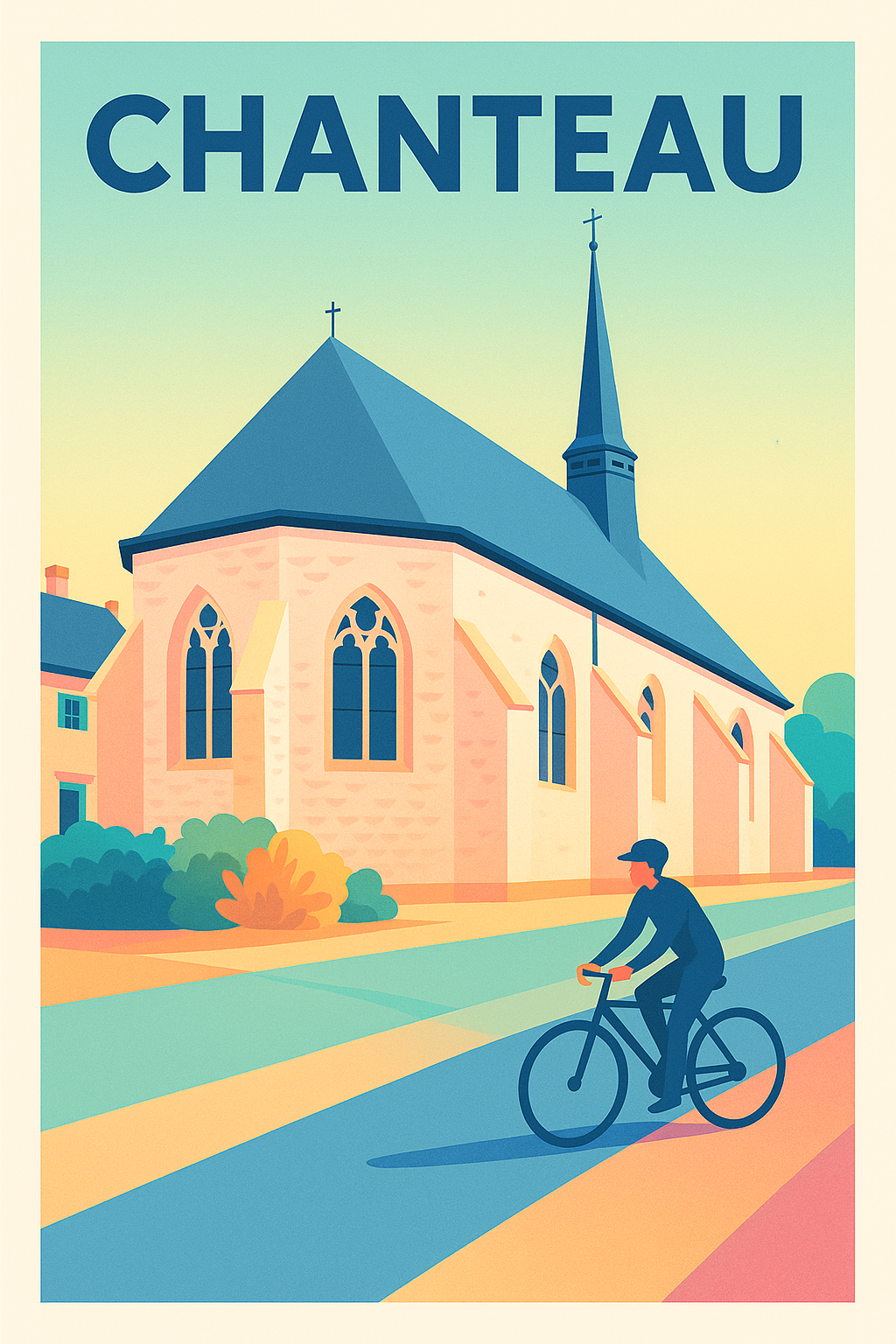 Affiche de Chanteau - Charme et sérénité au fil de la route