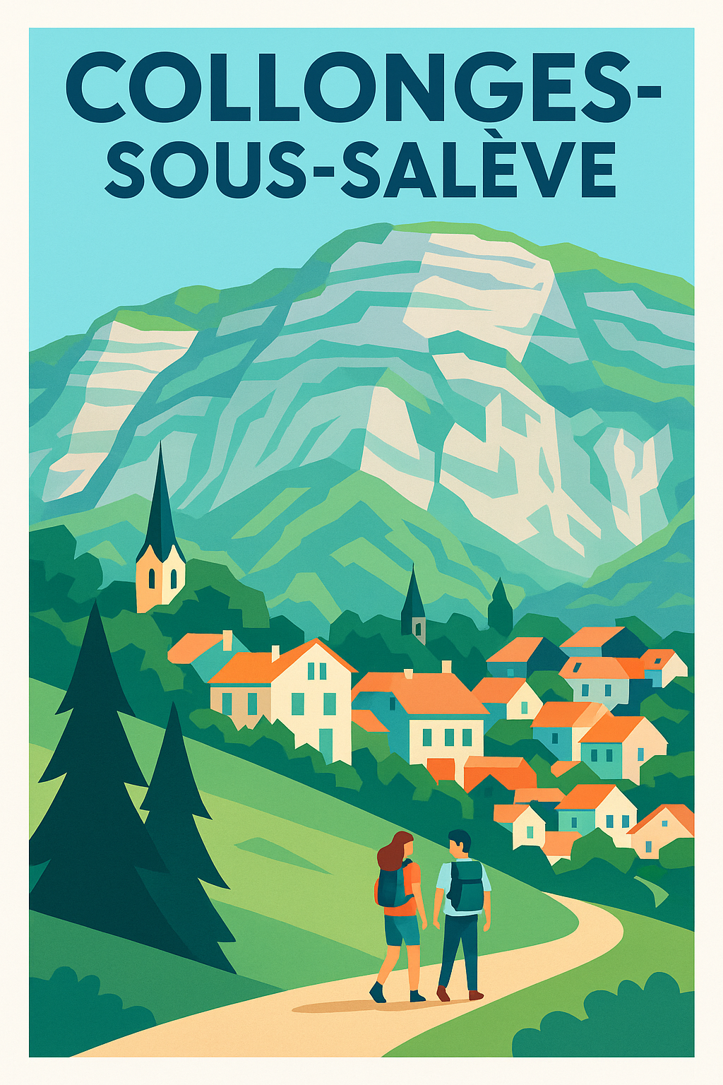 Affiche de Collonges-sous-Salève - L'escapade nature au pied de la montagne