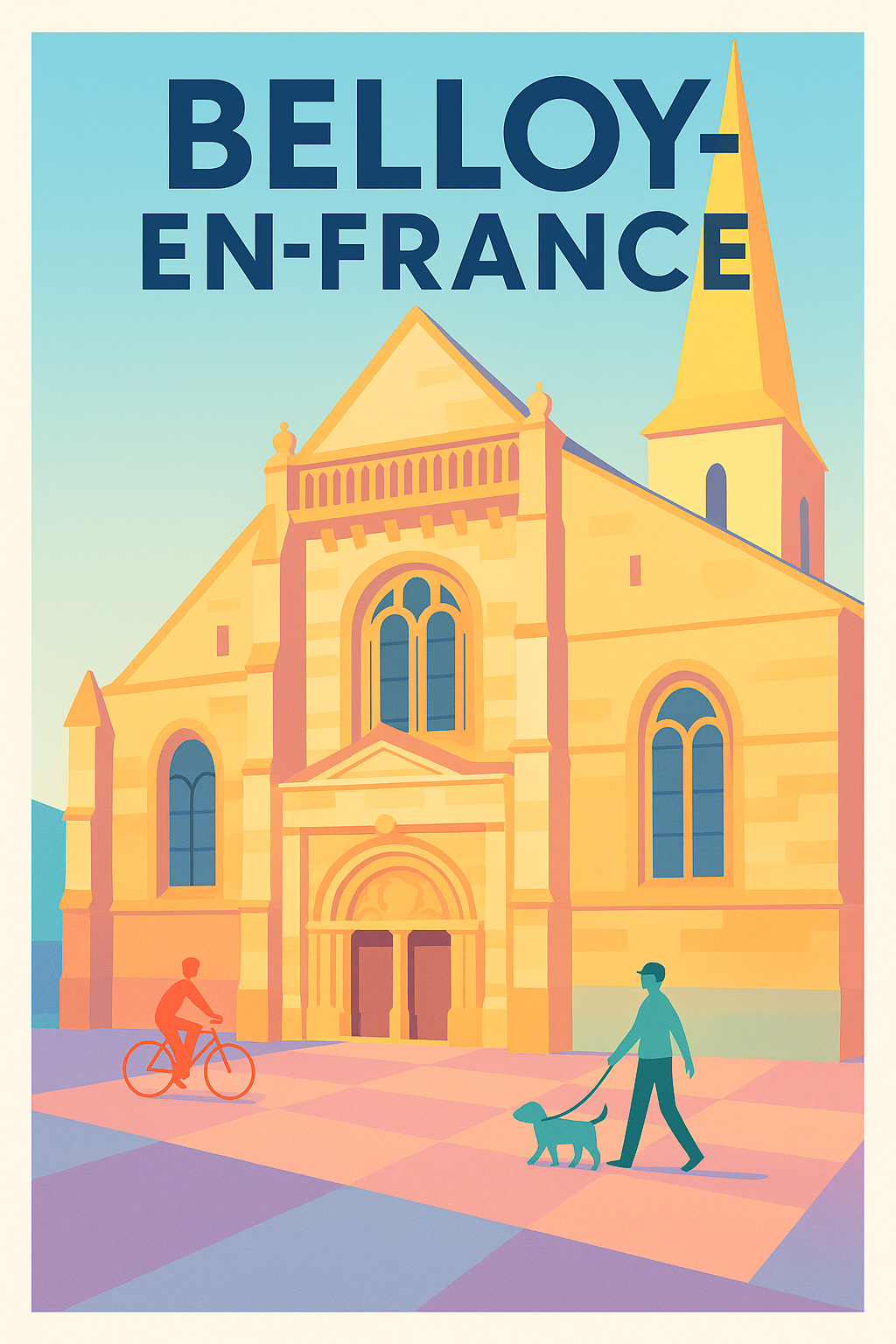 Affiche de Belloy-en-France - Charme et Sérénité en Douceur