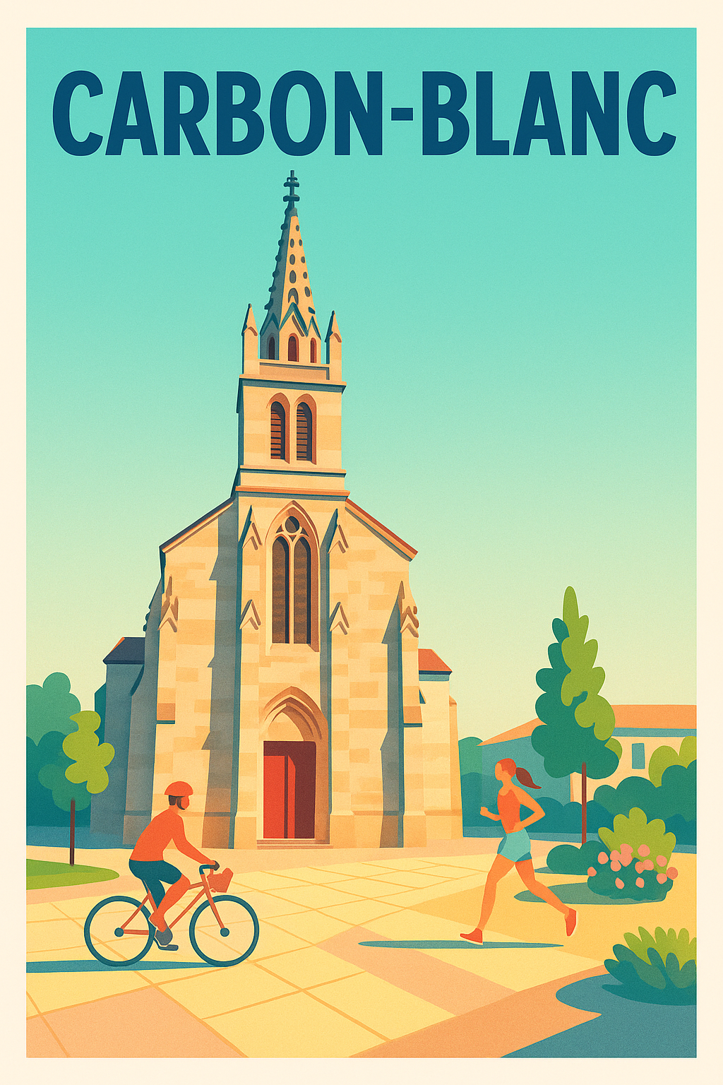 Affiche de Carbon-Blanc - Charme et sérénité au cœur de la ville