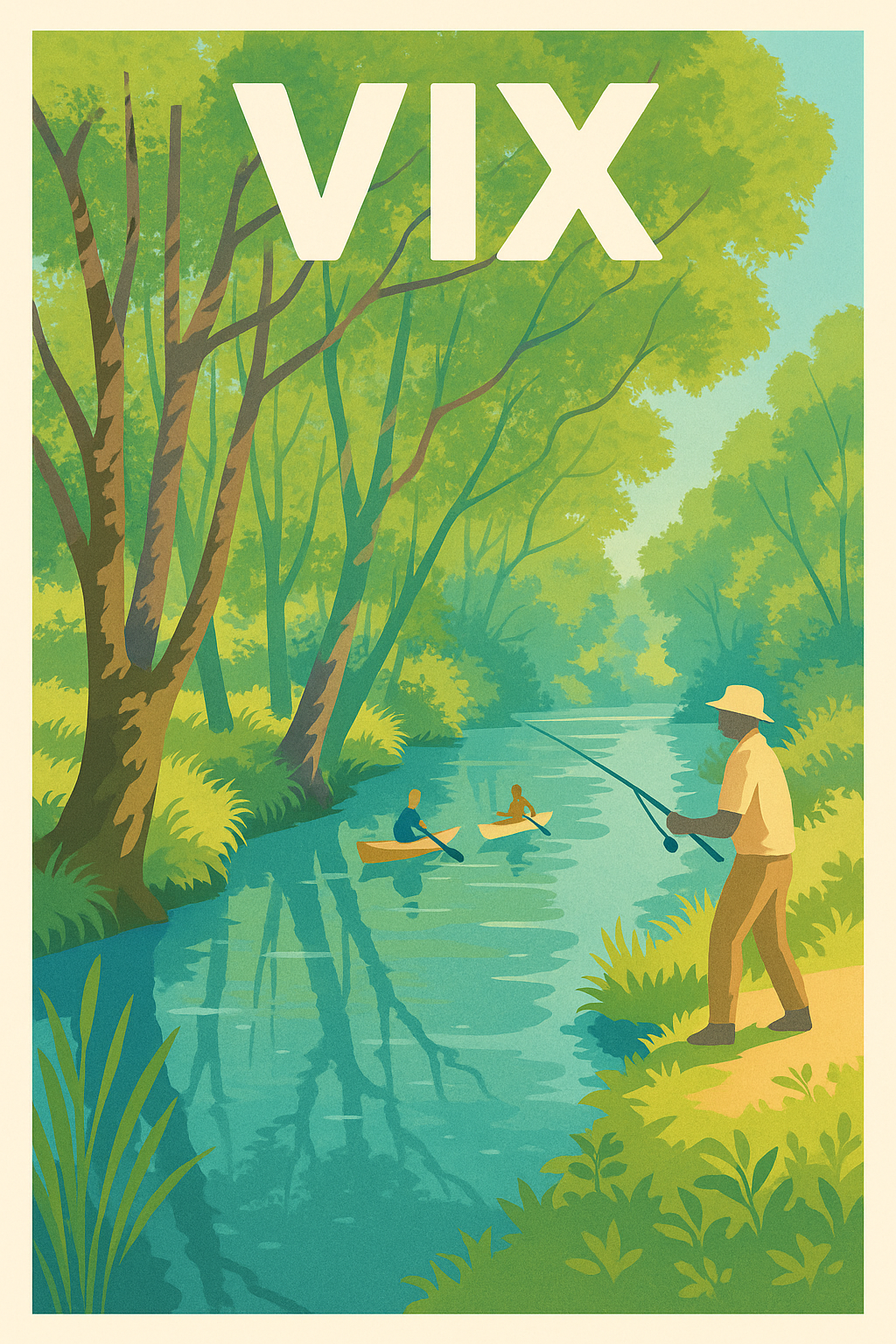 Affiche de Vix - Évasion au fil de l'eau