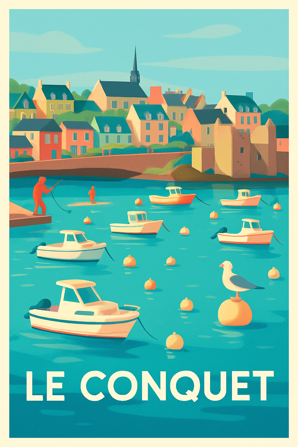 Affiche de Le Conquet - Charme côtier et sérénité bretonne