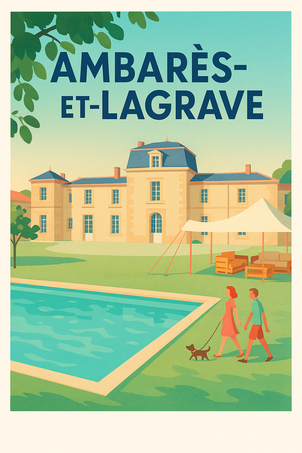 Affiche de Ambarès-et-Lagrave - Évasion et douceur de vivre