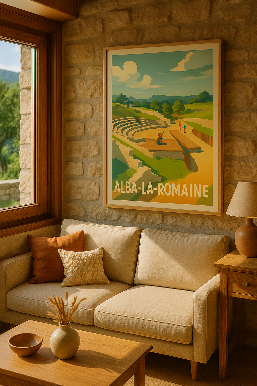 Mise en situation Affiche de Alba-la-Romaine - Voyage au cœur de l'histoire antique