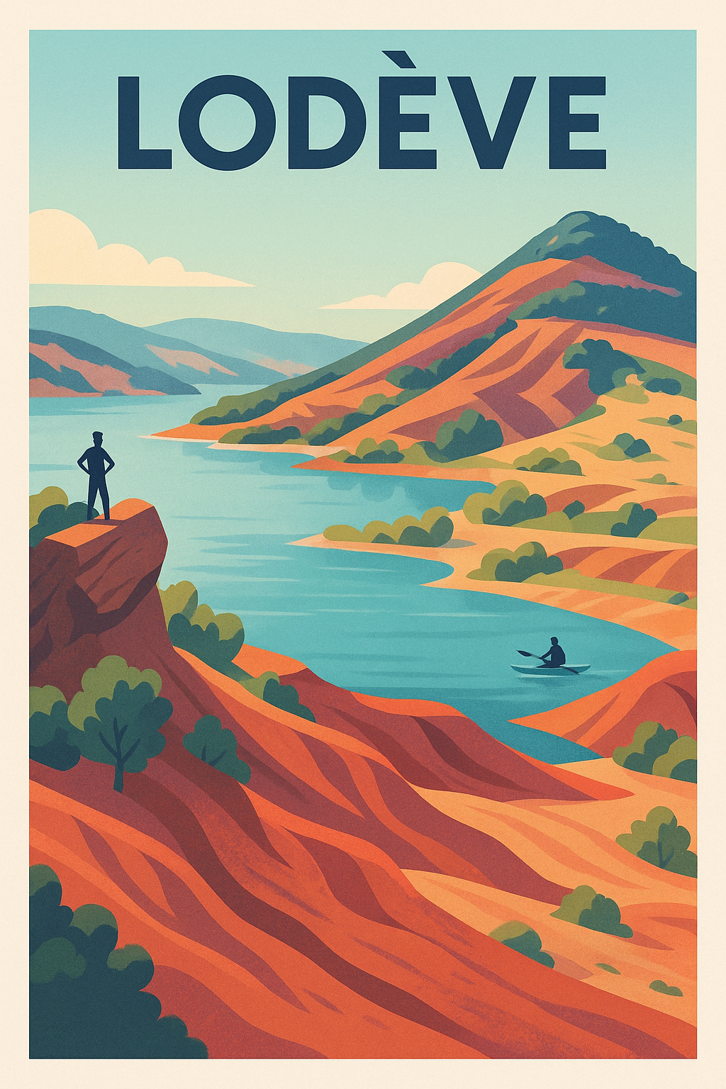 Affiche de Lodève - Évasion et sérénité en pleine nature
