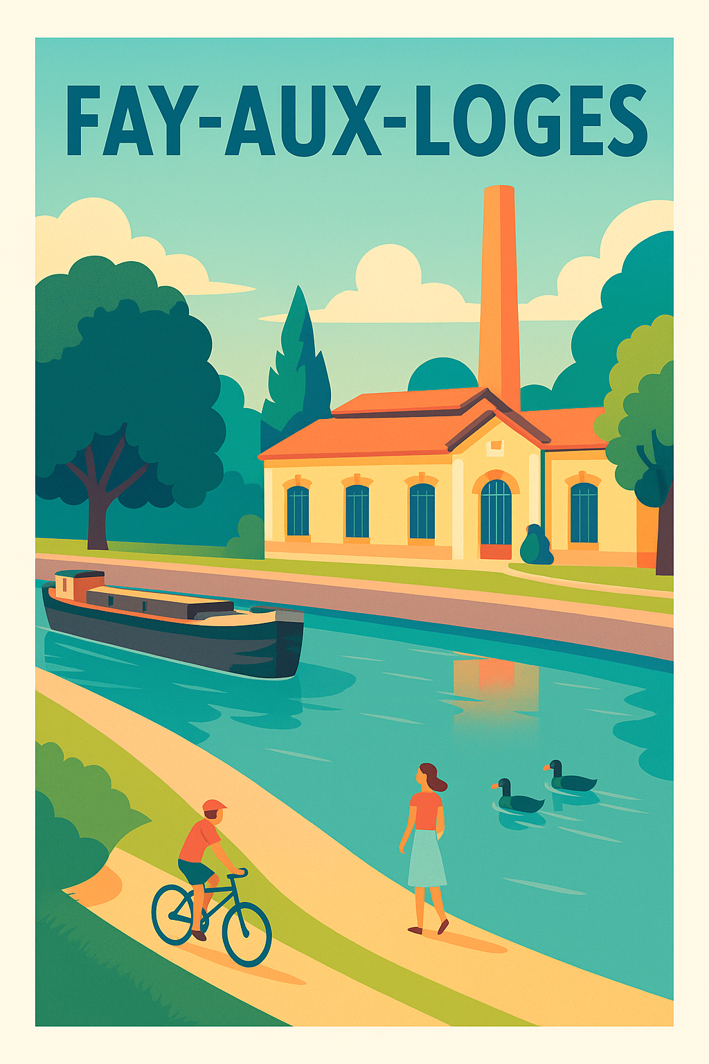 Affiche de Fay-aux-Loges - Charme bucolique au fil de l'eau