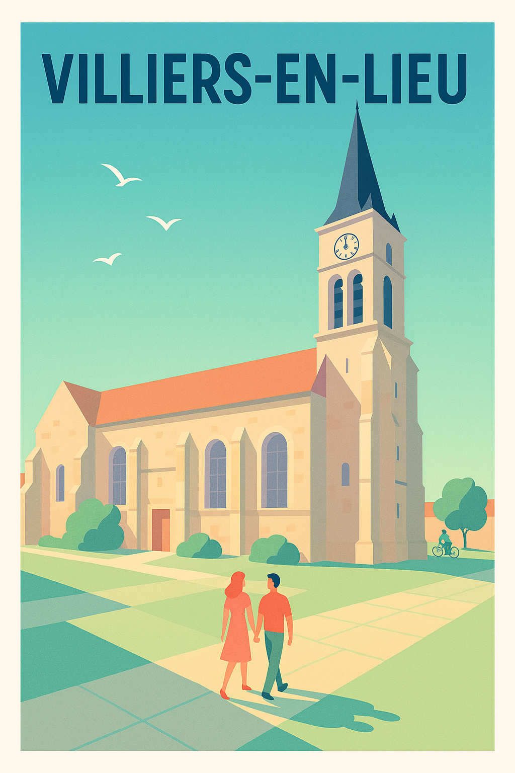 Affiche de Villiers-en-Lieu - Charme et sérénité au cœur du patrimoine