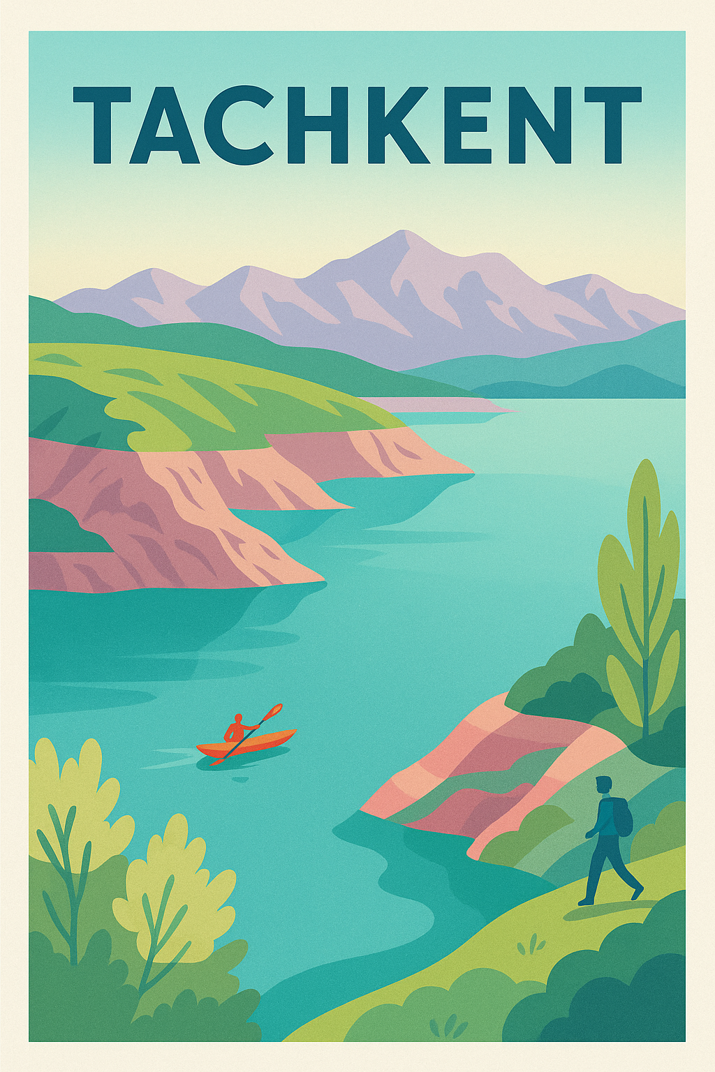 Affiche de Tachkent - Évasion nature et sérénité