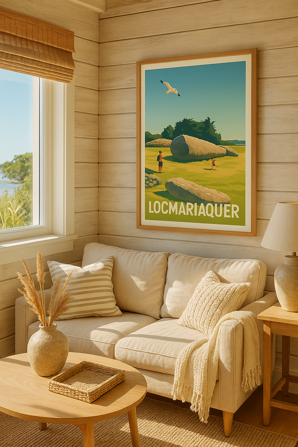 Mise en situation Affiche de Locmariaquer - Voyage au cœur des mégalithes