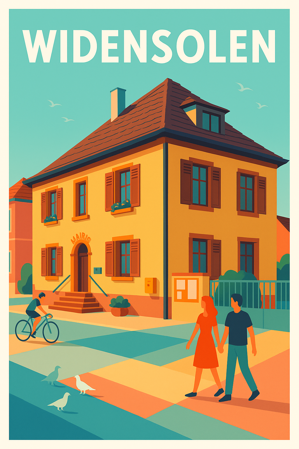Affiche de Widensolen - Charme paisible et couleurs éclatantes