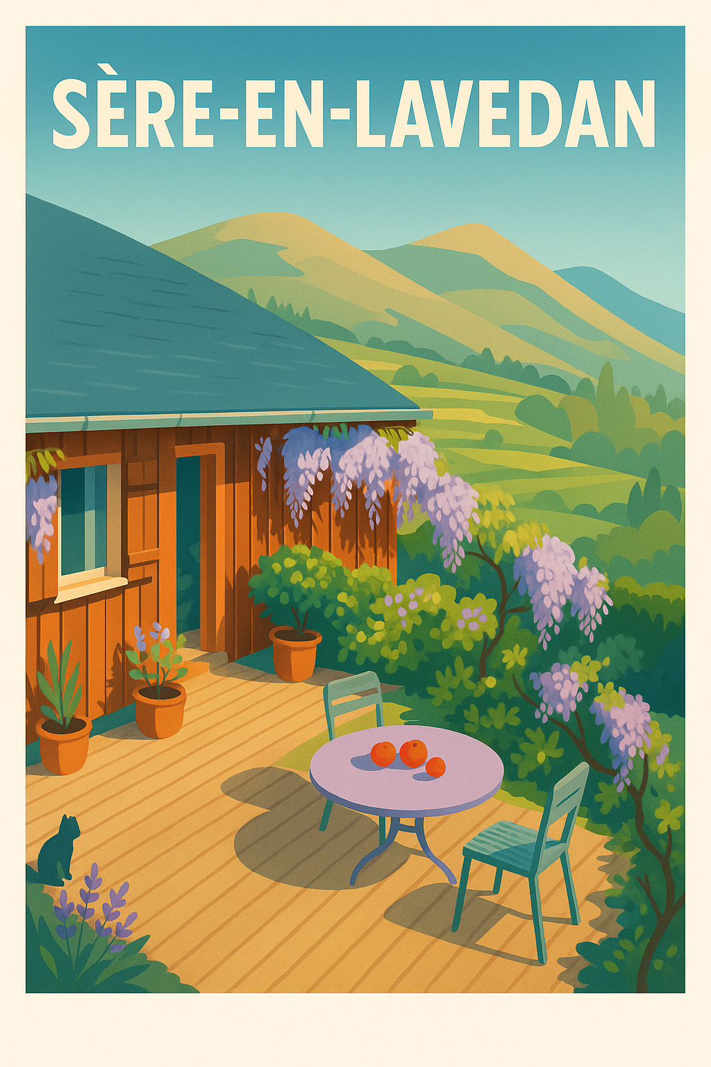 Affiche de Sère-en-Lavedan - Pause bucolique au cœur des montagnes