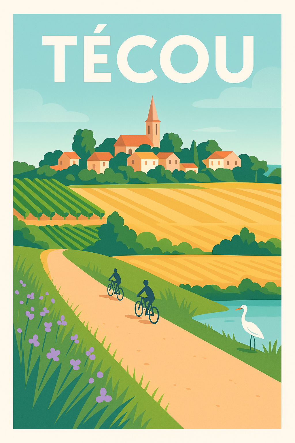 Affiche de Técou - Escapade champêtre et douceur de vivre