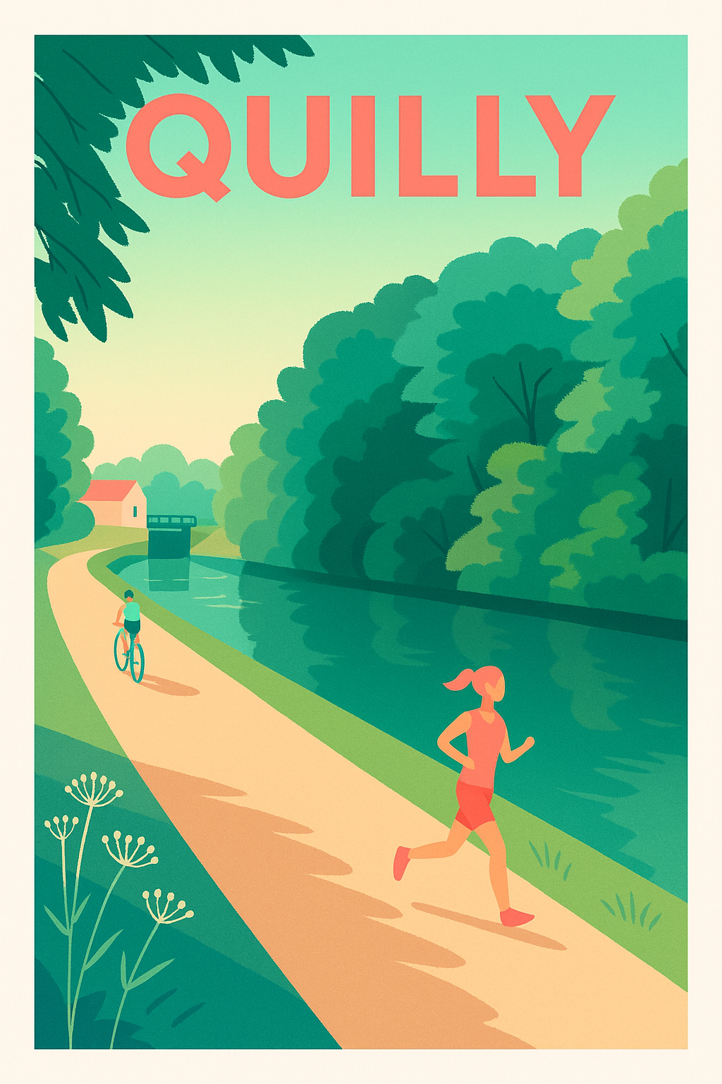 Affiche de Quilly - Évasion nature au fil de l'eau