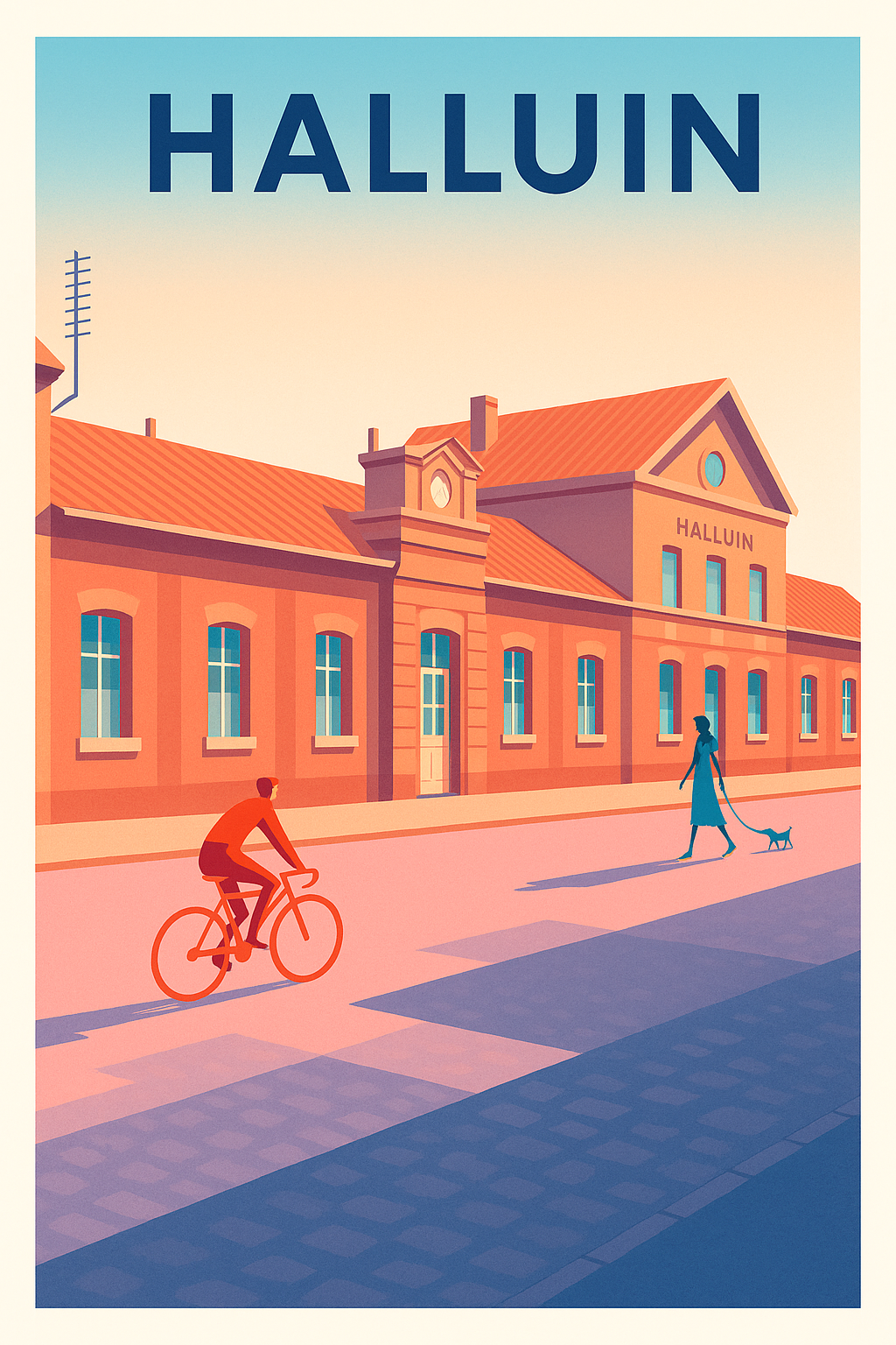 Affiche de Halluin - Charme et Sérénité en Douceur