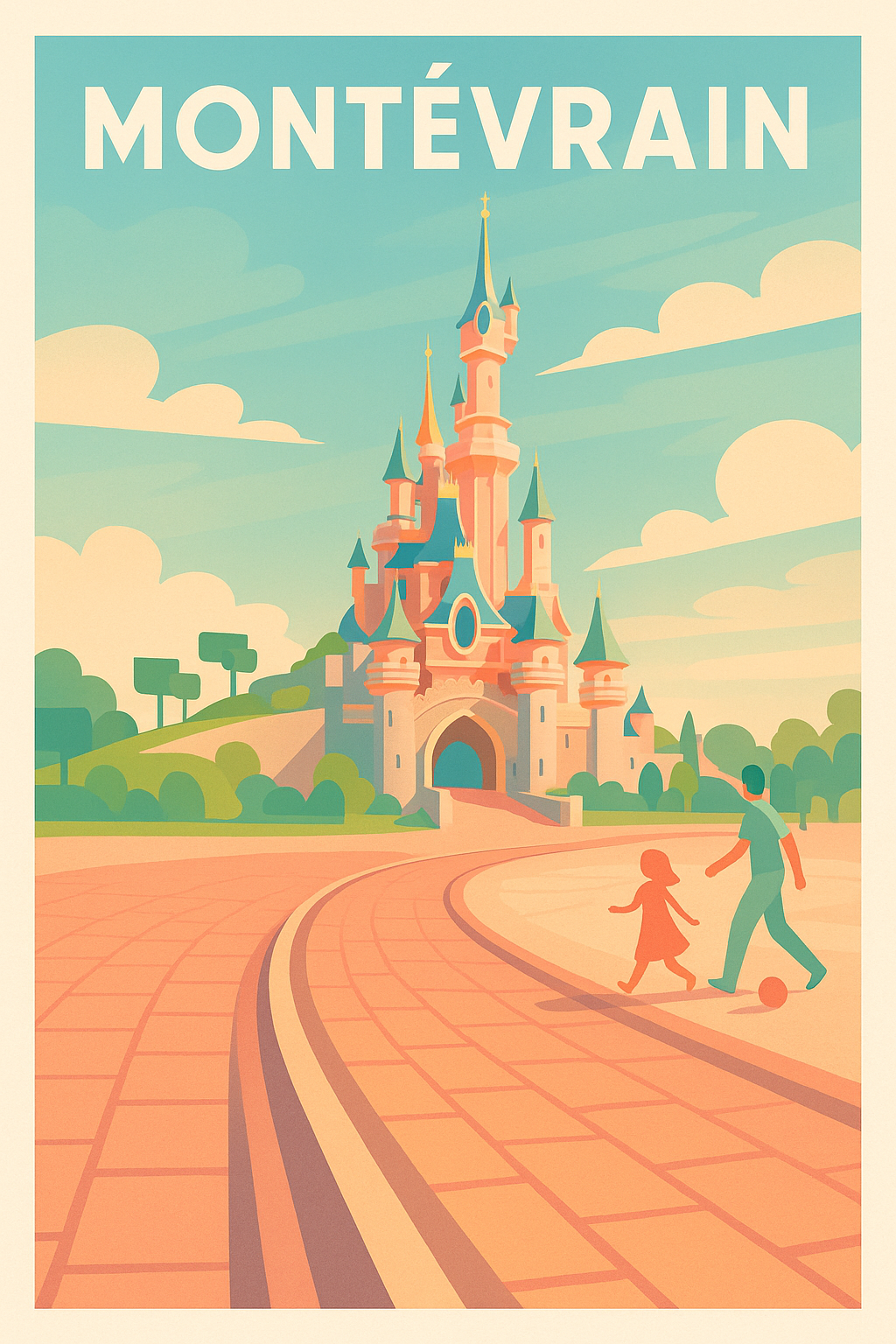 Affiche de Montévrain - L'entrée magique du rêve