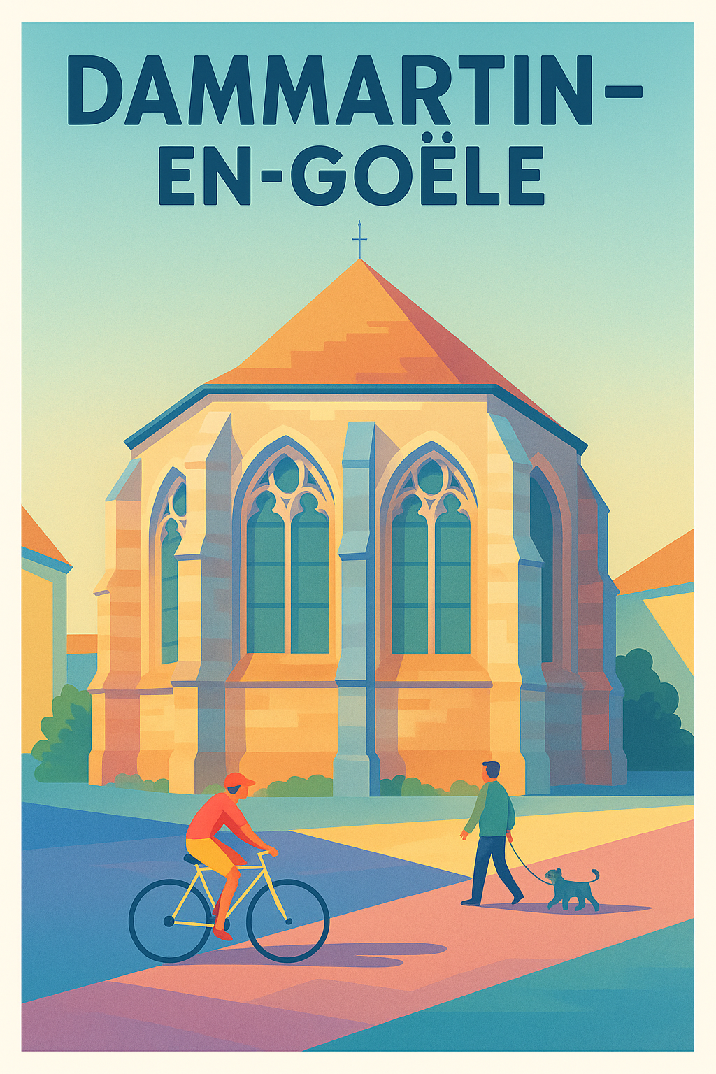 Affiche de Dammartin-en-Goële - Charme et sérénité au cœur de la ville