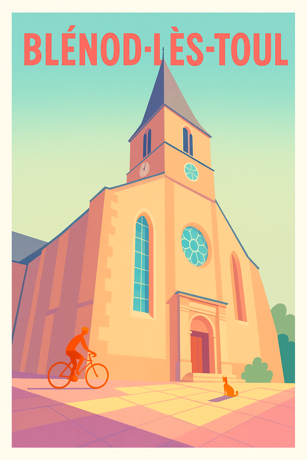 Affiche de Blénod-lès-Toul - Charme paisible et architecture emblématique