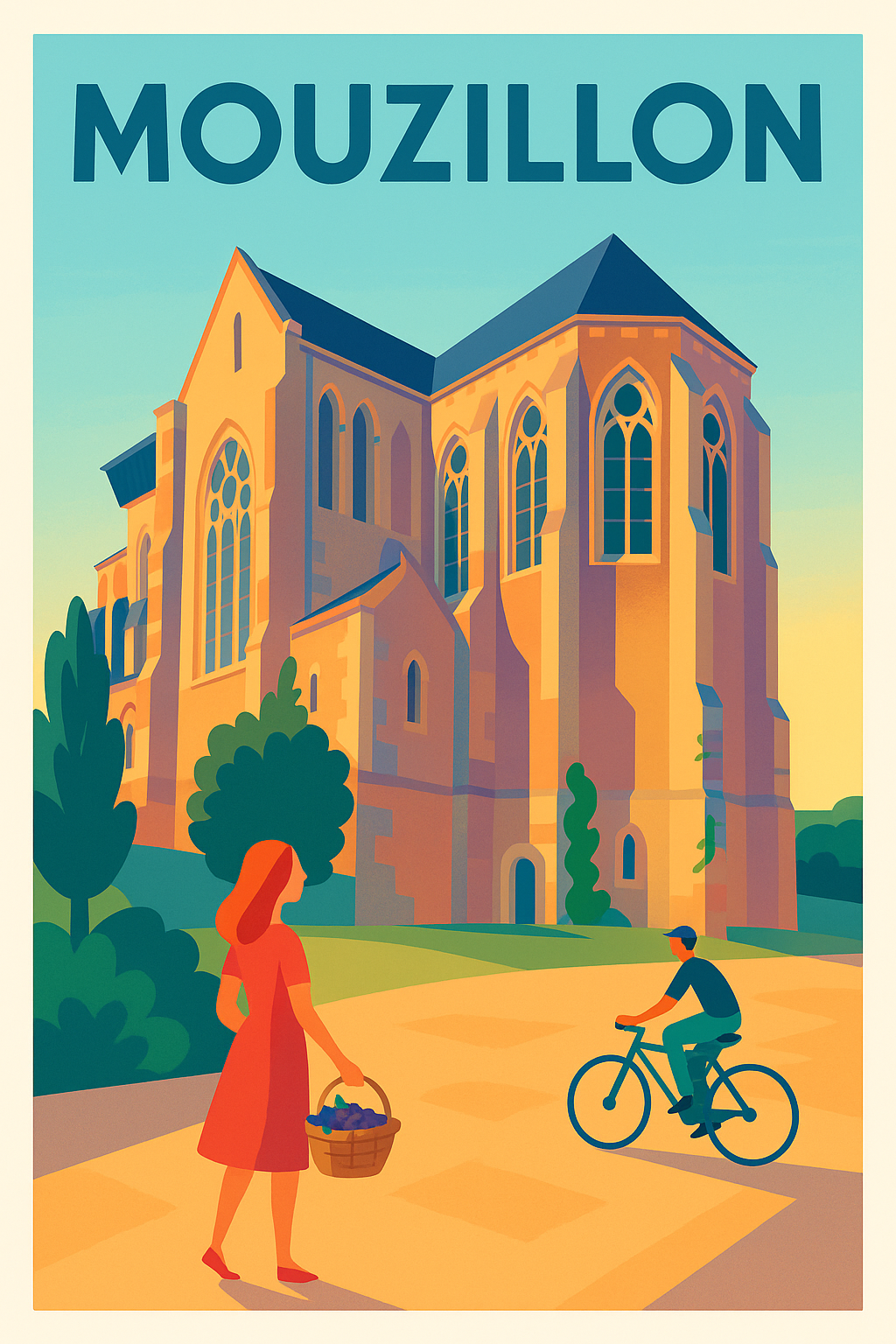 Affiche de Mouzillon - Charme et sérénité à l'heure dorée
