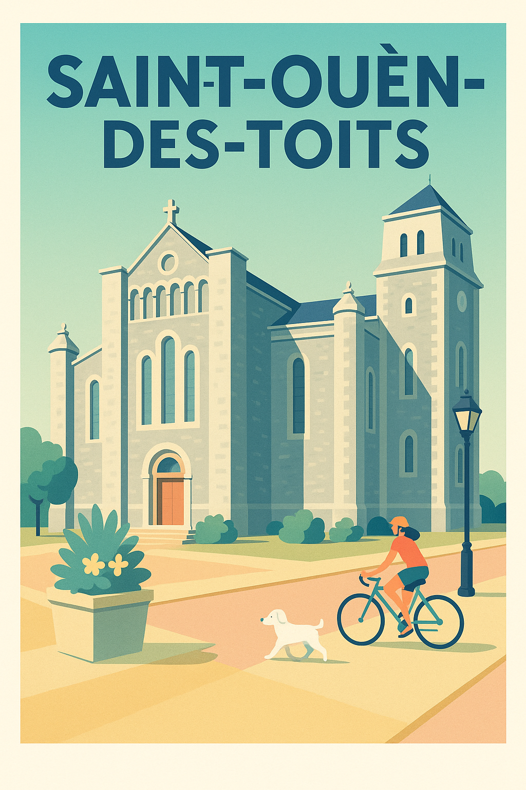 Affiche de Saint-Ouën-des-Toits - Charme et Sérénité à Chaque Regard