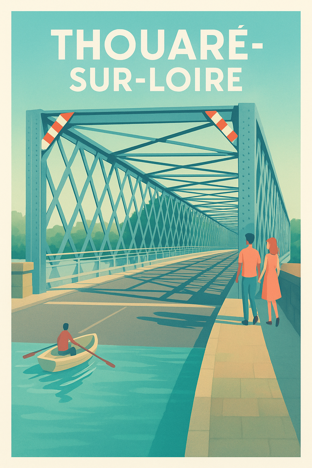 Affiche de Thouaré-sur-Loire - Promenade au fil de l'eau