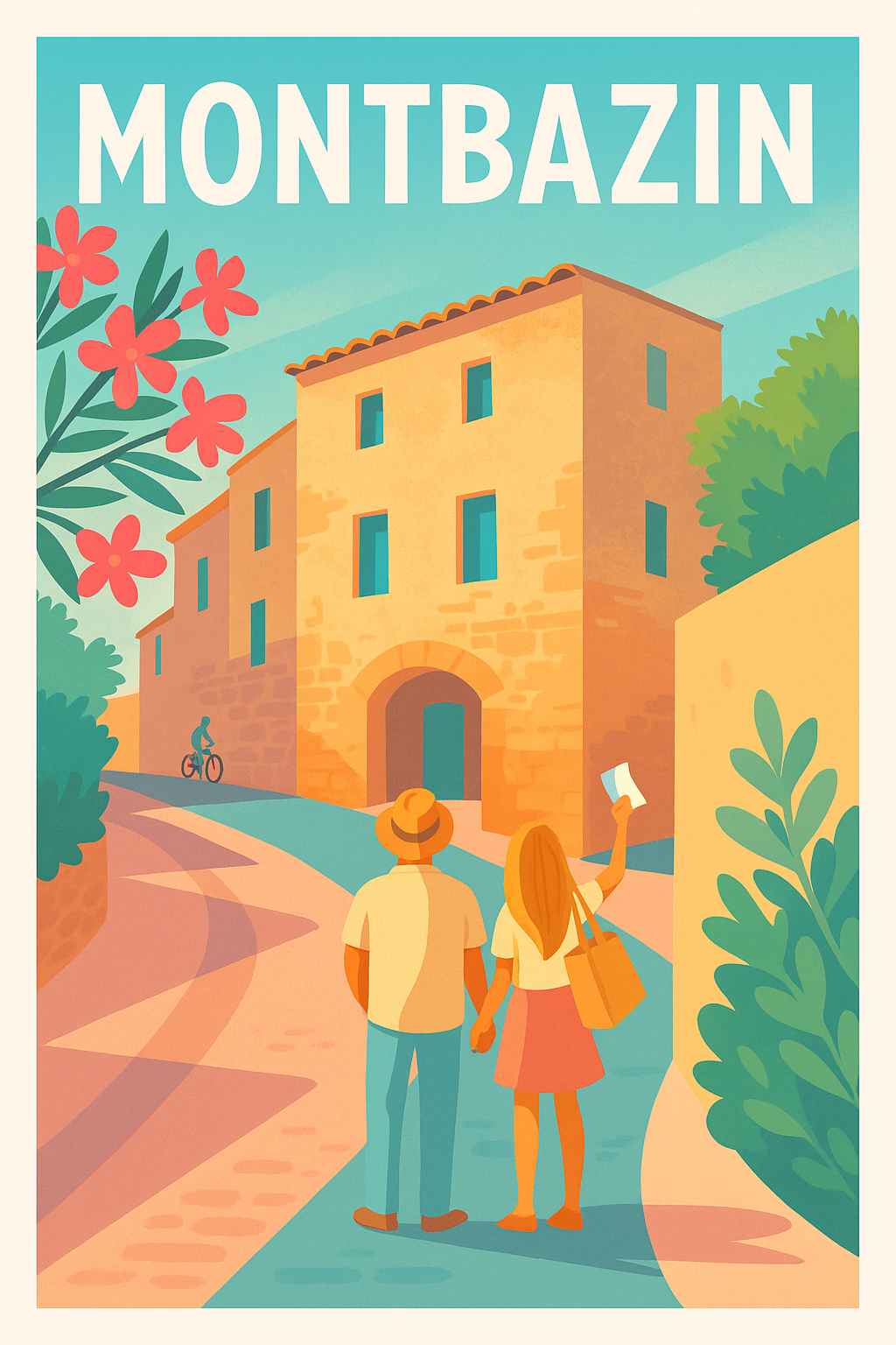 Affiche de Montbazin - Balade ensoleillée au cœur du village