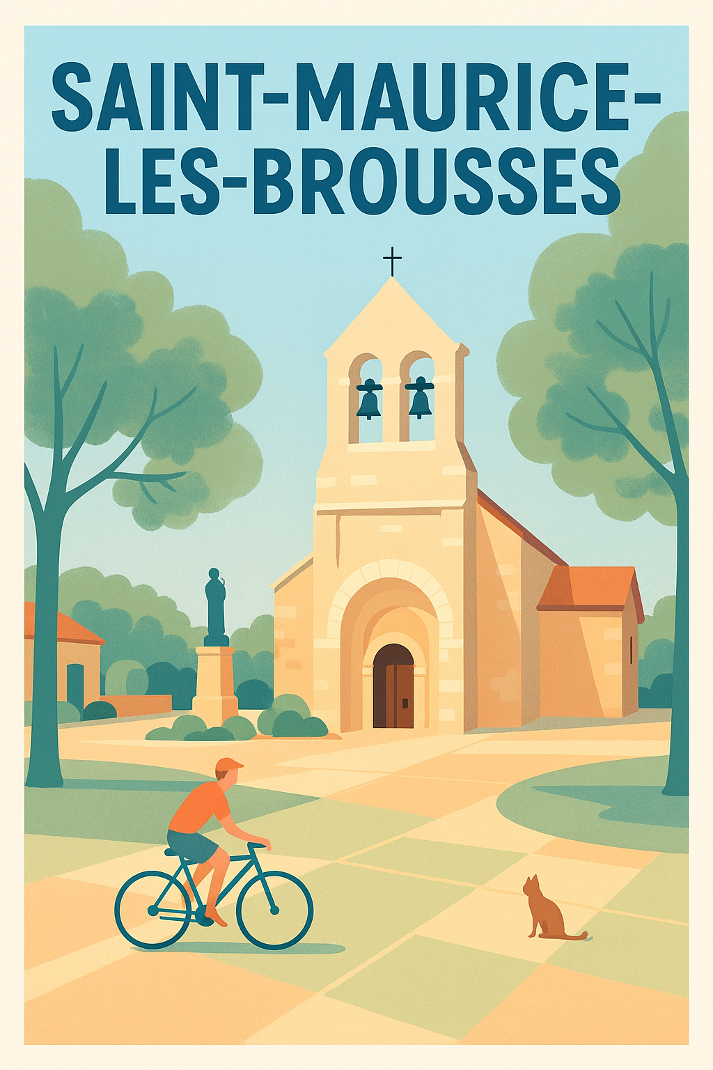 Affiche de Saint-Maurice-les-Brousses - Charme et Sérénité au Coeur du Village