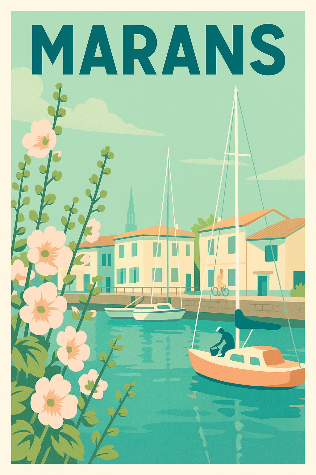 Affiche de Marans - Charme et quiétude au bord de l'eau