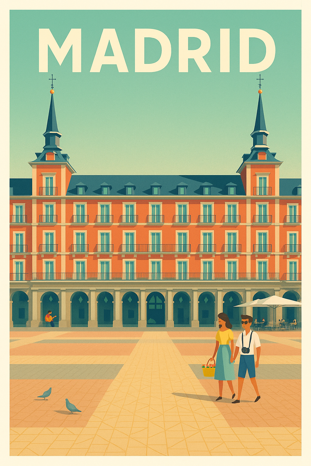 Affiche de Madrid - Élégance et charme intemporel