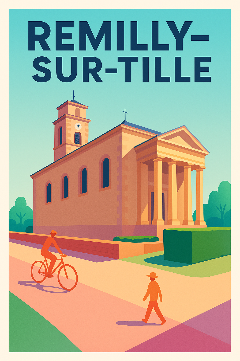 Affiche de Remilly-sur-Tille - Charme architectural et douceur de vivre