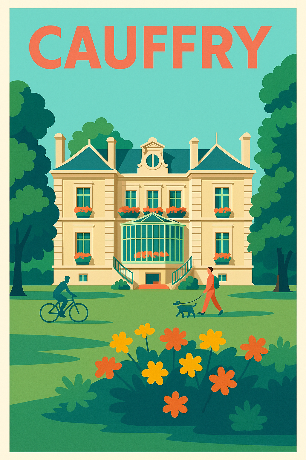 Affiche de Cauffry - Charme et douceur au cœur du parc